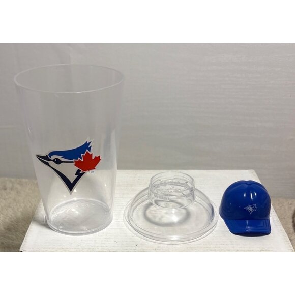 Toronto Blue Jays Plastic Tumbler With Cap Lid 16 Oz BPA-Free - Picture 8 of 16